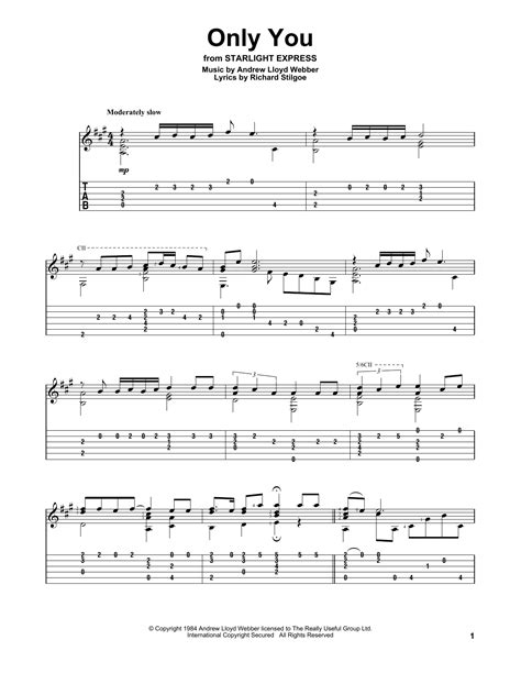 only you guitar tabs.